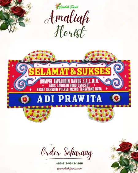 Papan Bunga Ucapan Selamat Tlobo